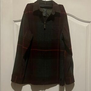Ralph Lauren 90's Plaid Zip-Up Jacket